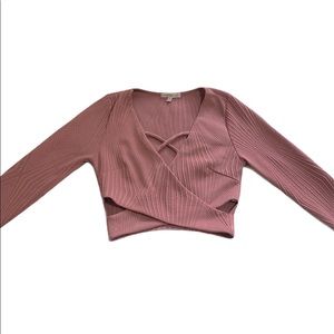 Beautiful Womens Crop Top Long Sleeve